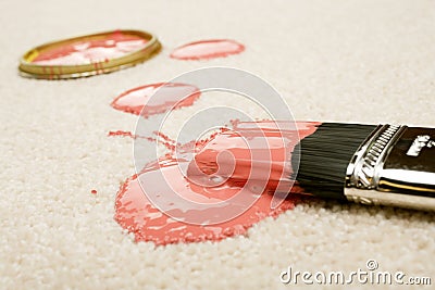 Paint Spill on Carpet