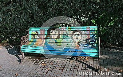 Painted Bench