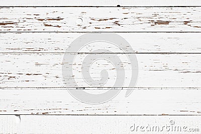 White wooden planks texture. Horizontal.