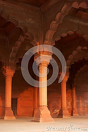 Palace inside of the Red Fort