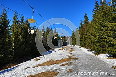 Pancíř, Špičák, ski resort, Bohemian Forest (Šumava), Czech Republic