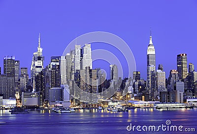 Empire State New York Manhattan Skyline