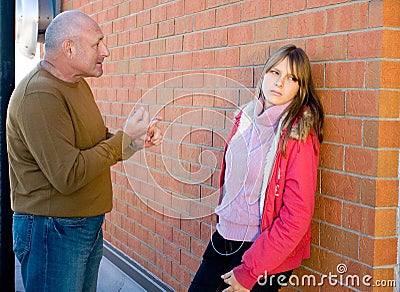 Parent conversation with child