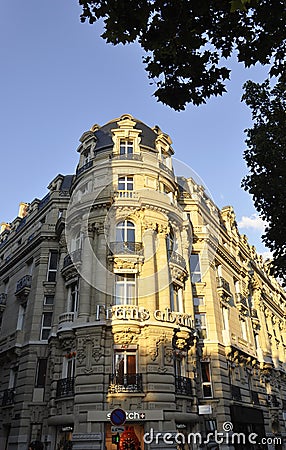 Paris,August14,2013-Historic building in the dusk of light in Paris