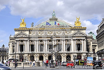 Paris,August 15,2013-Opera Garnier Building in Paris