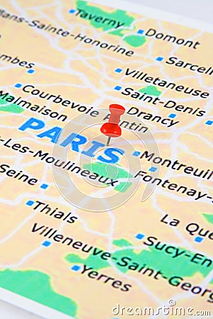 Paris map