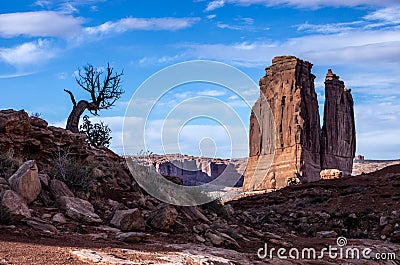 Park Avenue in Arches National Park