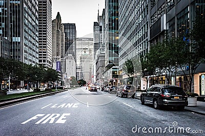 Park Avenue at 51st Street, in Midtown Manhattan, New York.