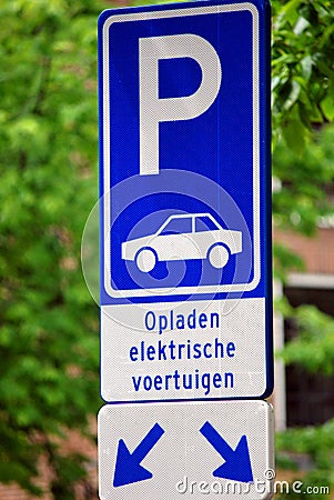 Parking sign.