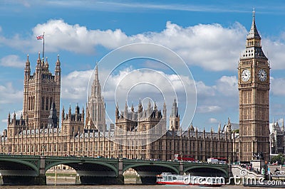 Parliament Building and Big Ben London England