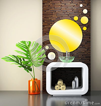 Modern Bathroom Interior on Part Of Modern Bathroom Interior Stock Photography   Image  19978122