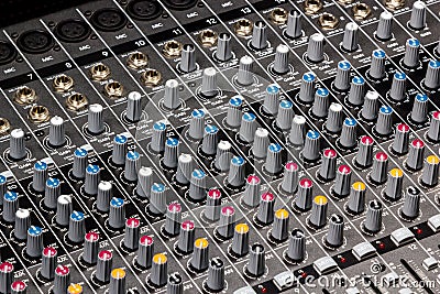 Part sound board mixer