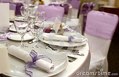 Party table setting