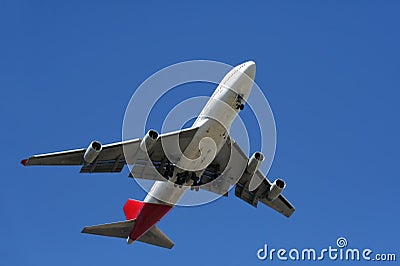 Passenger Jet in Flight
