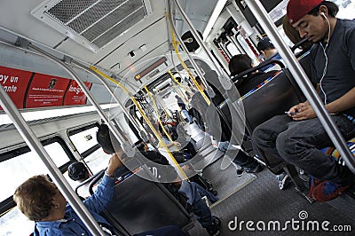Passengers Inside The Bus
