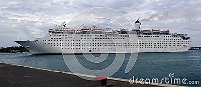 Passengers ship at harbour