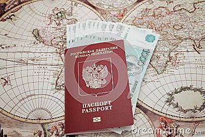 Passport and money