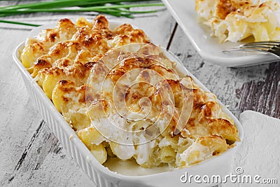 Pasta casserole cheese