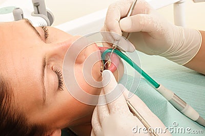 Patient at the dentist 2