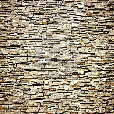 Pattern of decorative slate stone wall