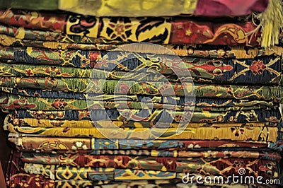 Patterned Turkish fabric