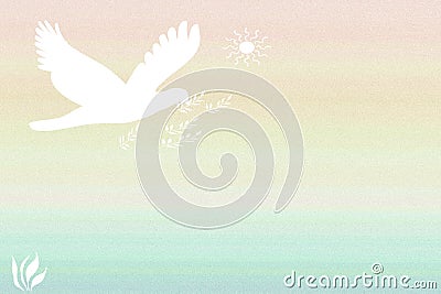 Peace Dove Abstract