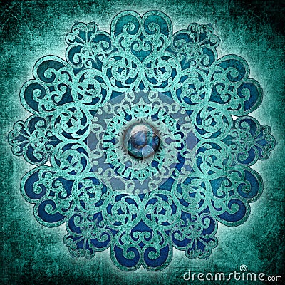 Peace Mandala Blue