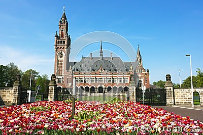 Peace Palace International Court of Justice ICJ Editorial Image