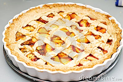 Peach pie