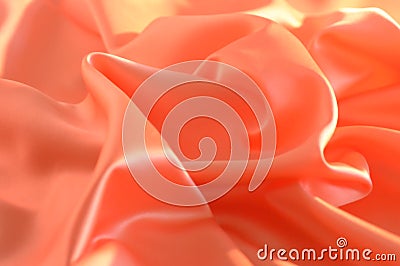 Peach silk background.