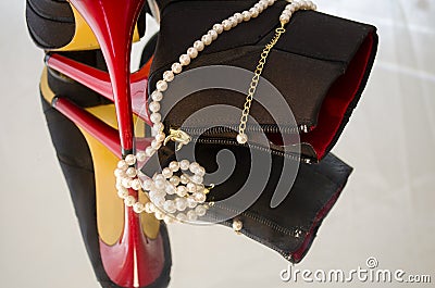 Pearls and high heels