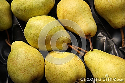 Pears in fruit box