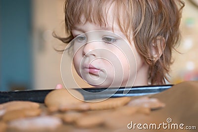 Peckish Kid Royalty Free Stock Photography - 