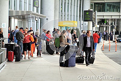 People at the Toronto Airport