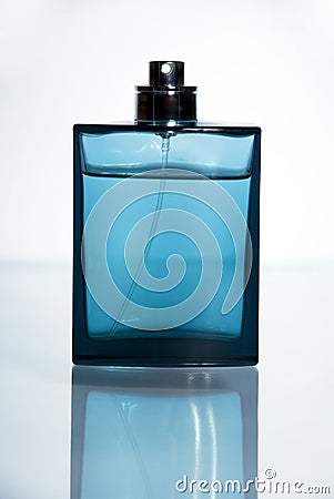 Perfume in a glass bottle