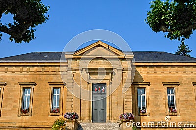 Perigord, law court of Sarlat la Caneda in Dordogne