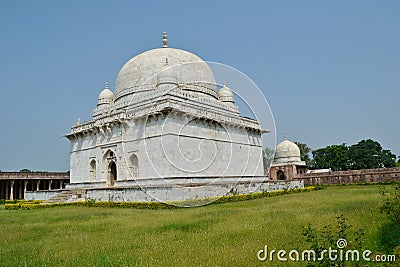 Perspective view of Hoshang Shahs Marble Tomb at Mandav