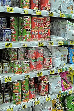 Pet Food at Store