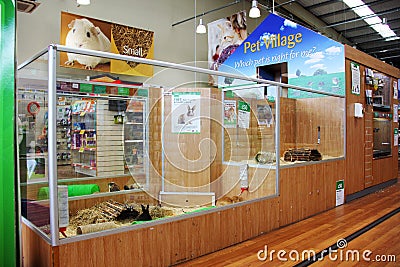 Pet Products in a pet supermarket.