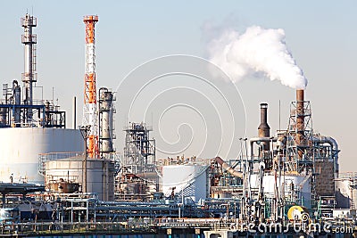 Petrochemical industrial plant