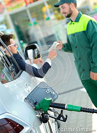 Petrol filling station