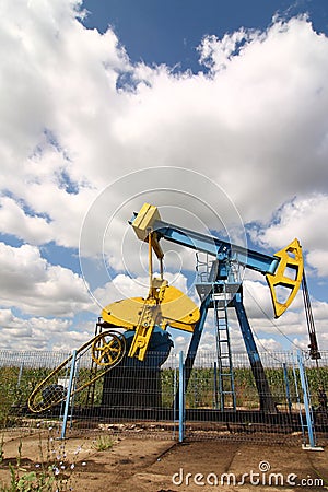 Petrol oil rig, Romania