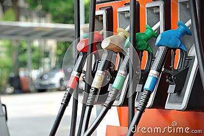 Petrol pump filling