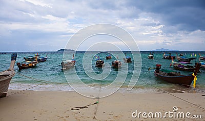 PhiPhi island long tail boats