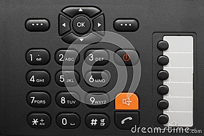 Phone keypad