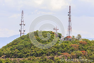 Phone,network,mountain,sky