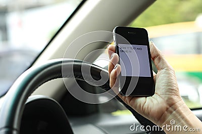 Phone, Texting and driving, dangerous