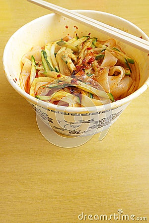 Chinese take away - cold noodles dish