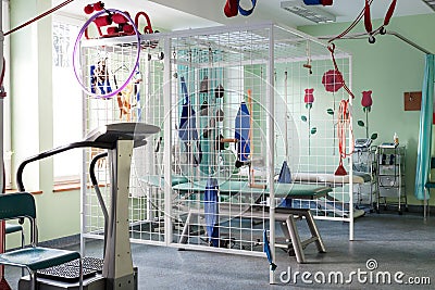 Physiotherapy room in hospital