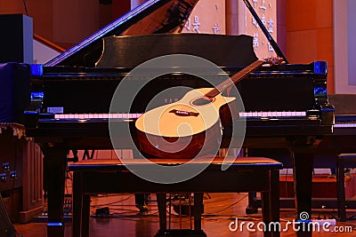 Piano and guitar